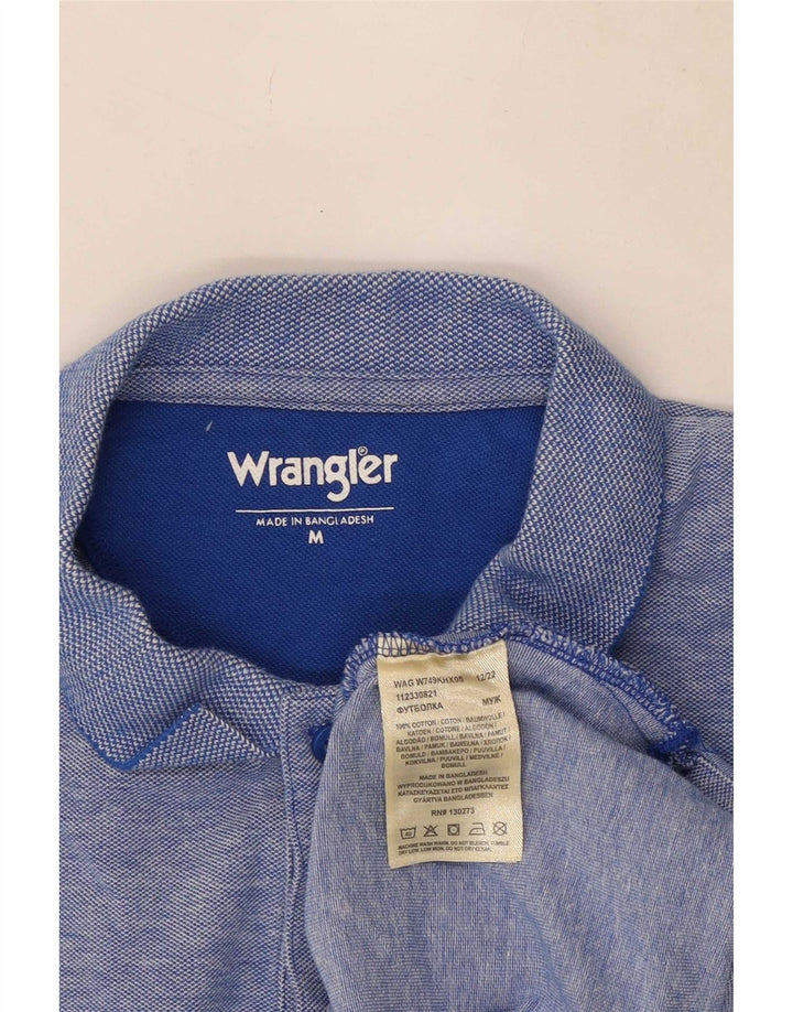Wrangler herre poloshirt Medium blå bomuld