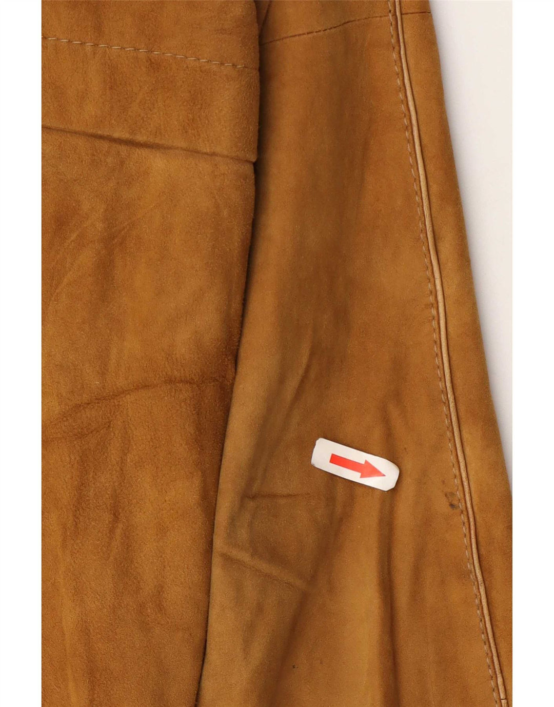 Vintage herre ruskind bomberjakke UK 36 Small Beige