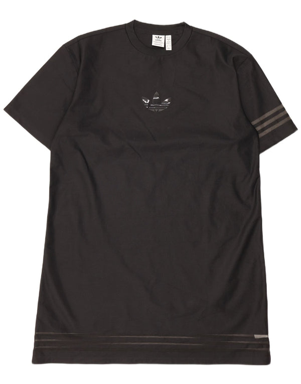 Adidas Dame Oversized T-Shirt Kjole EU 34 XS Sort Polyester