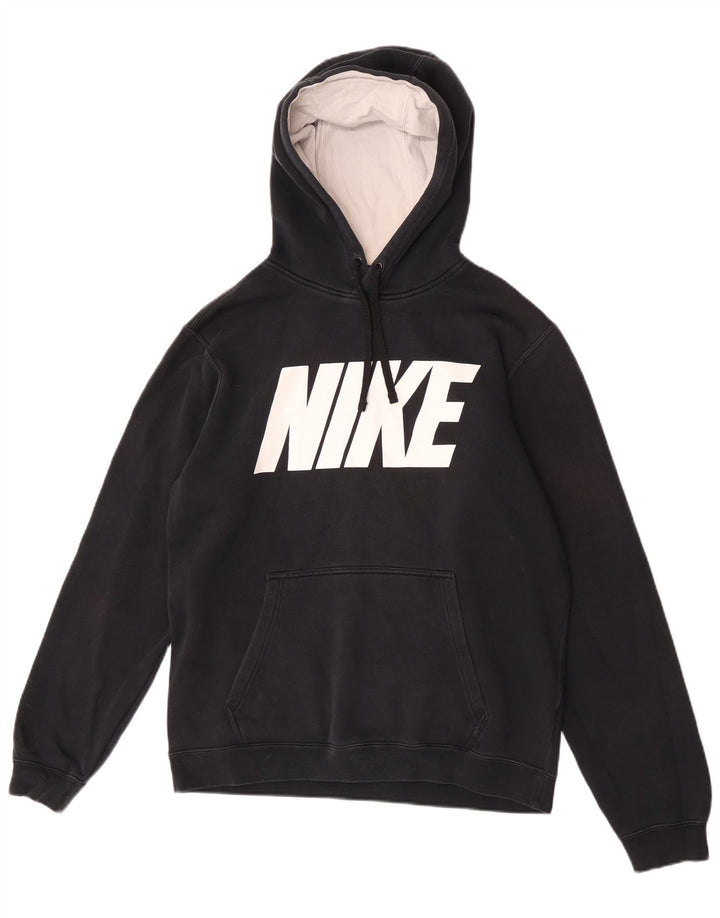 Nike grafisk hættetrøje til mænd mellem sort bomuld