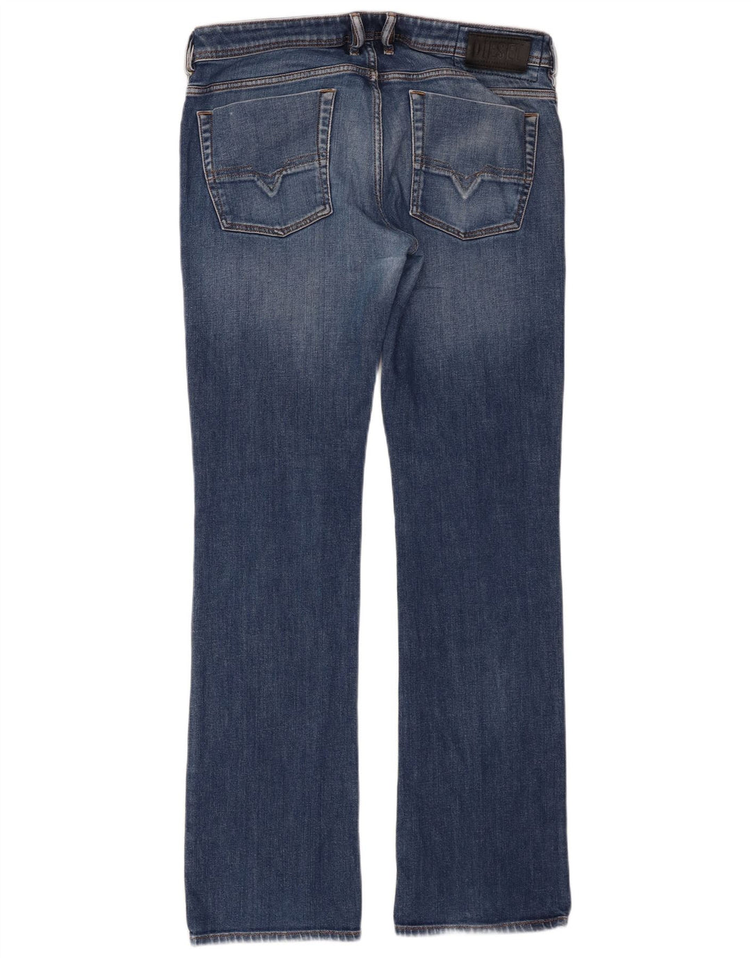 Diesel Herre Bootcut Jeans W34 L34 Blå Bomuld