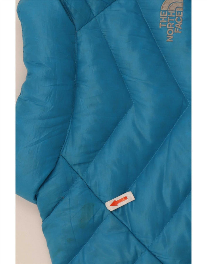 The North Face Piger polstret jakke 10-11 år Medium Blue Colourblock