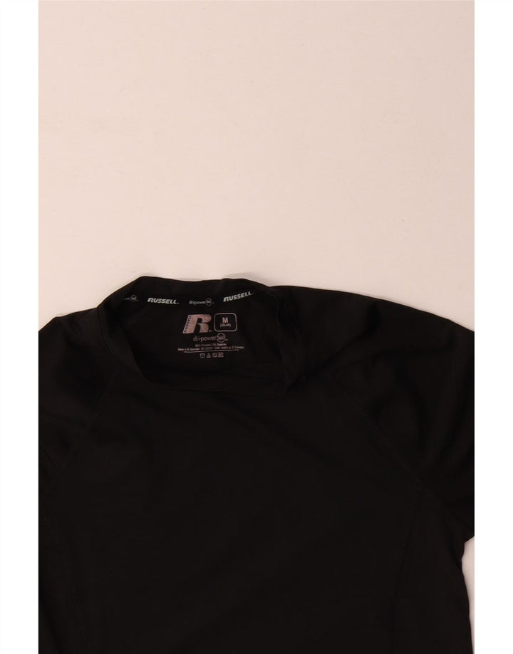 RUSSELL ATHLETIC Herre Top Langærmet Medium Sort Polyester