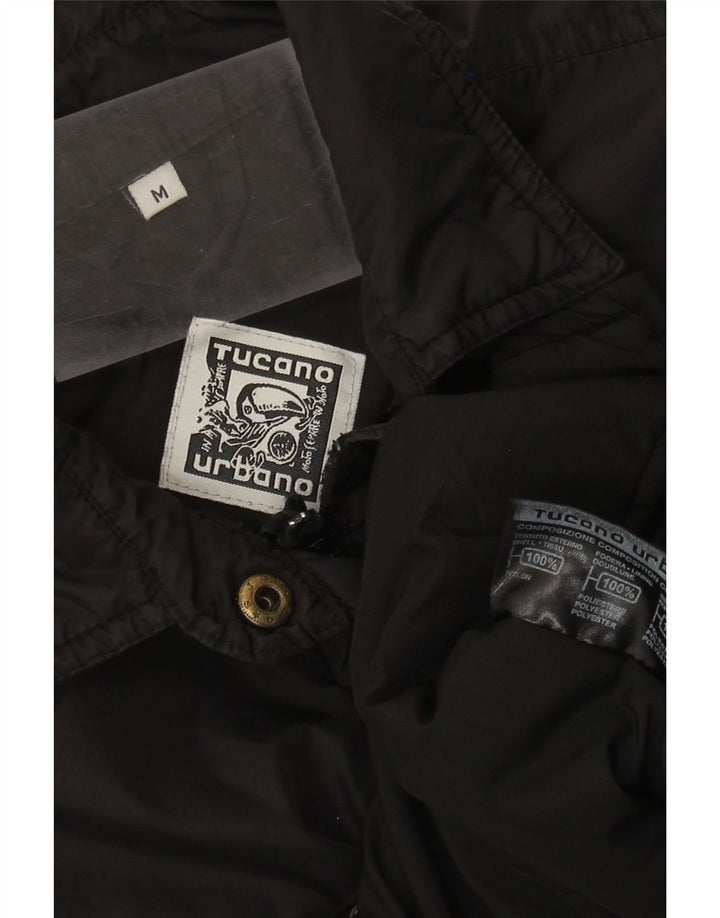 Tucano Urbano Dame Windbreaker Jacket UK 14 Medium Sort Nylon