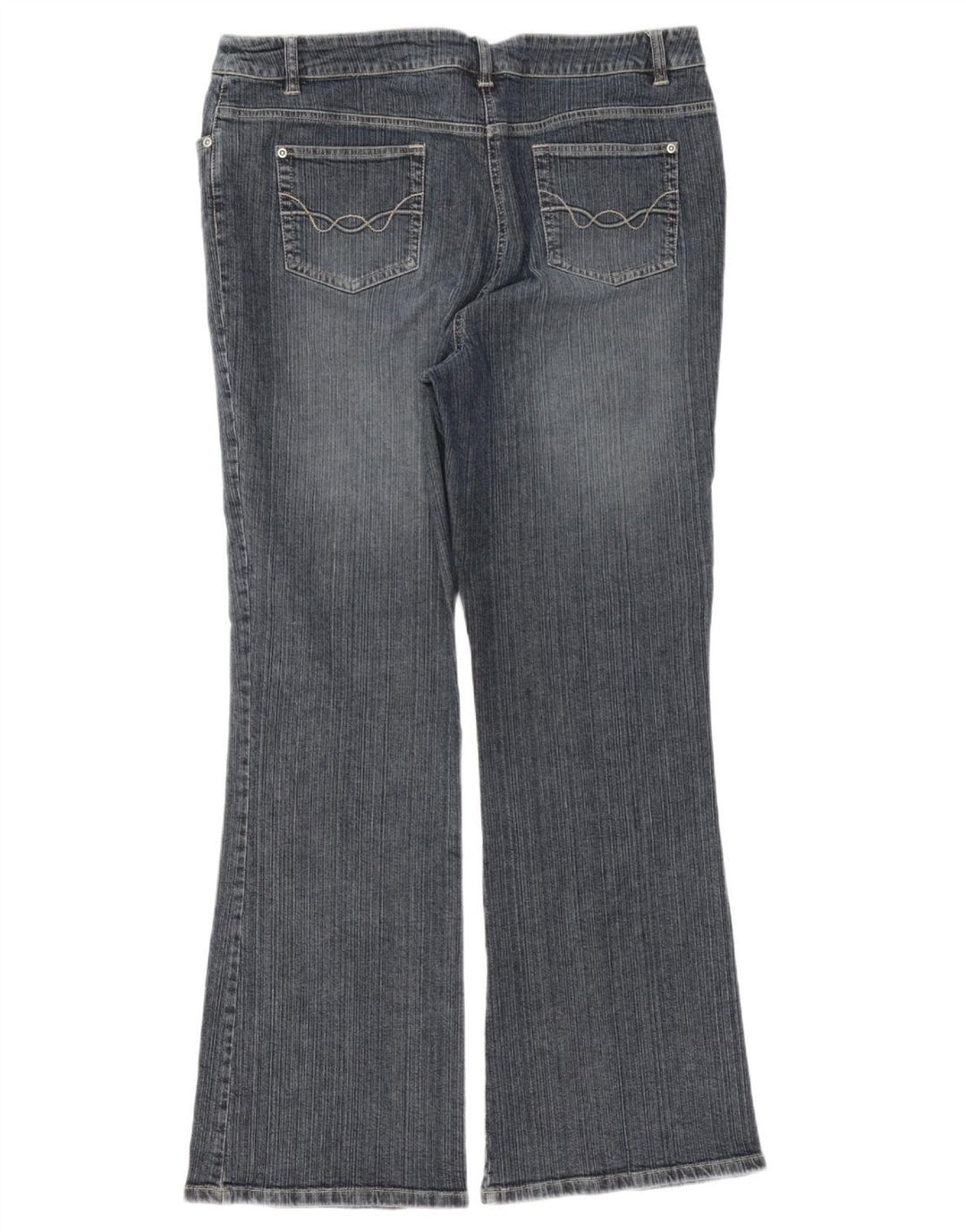 WALLIS Dame Bootcut Jeans UK 16 Large W38 L32 Blue Cotton