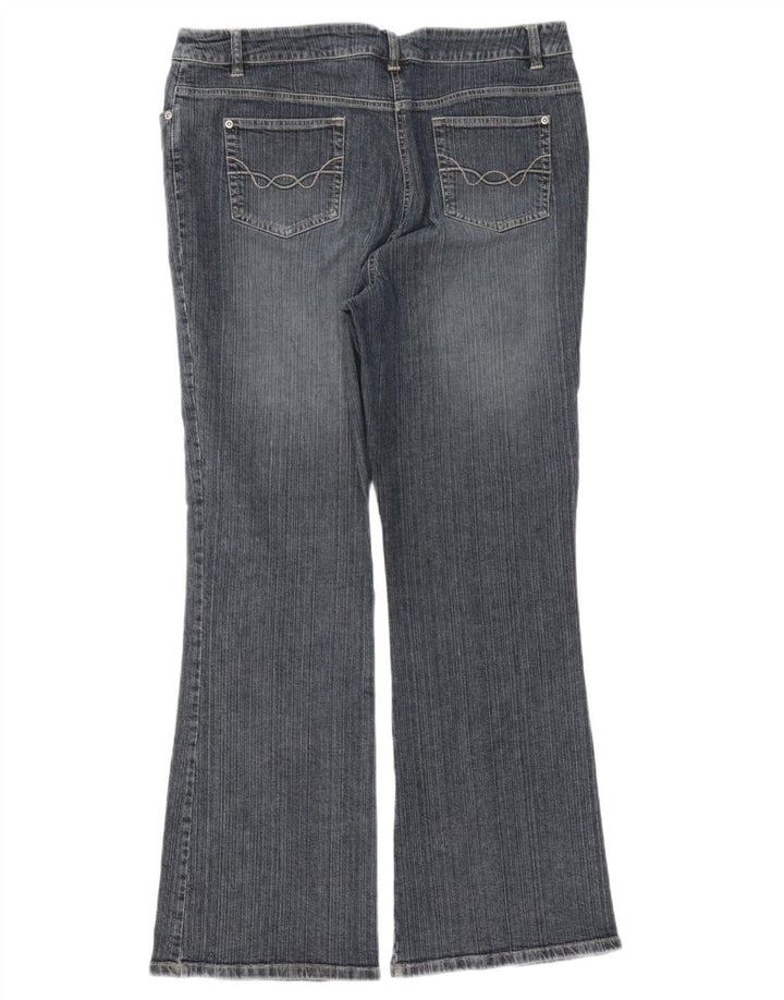 WALLIS Dame Bootcut Jeans UK 16 Large W38 L32 Blue Cotton