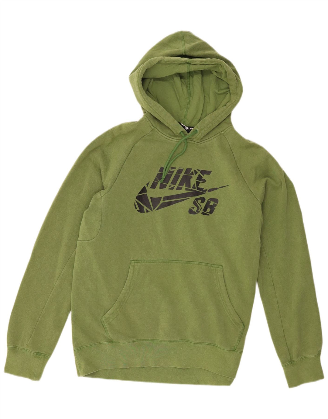 Nike grafisk hættetrøje til mænd mellemgrøn bomuld