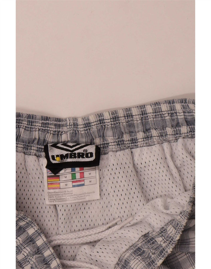 Umbro Herre Sportshorts Medium Marineblå Ternet Nylon