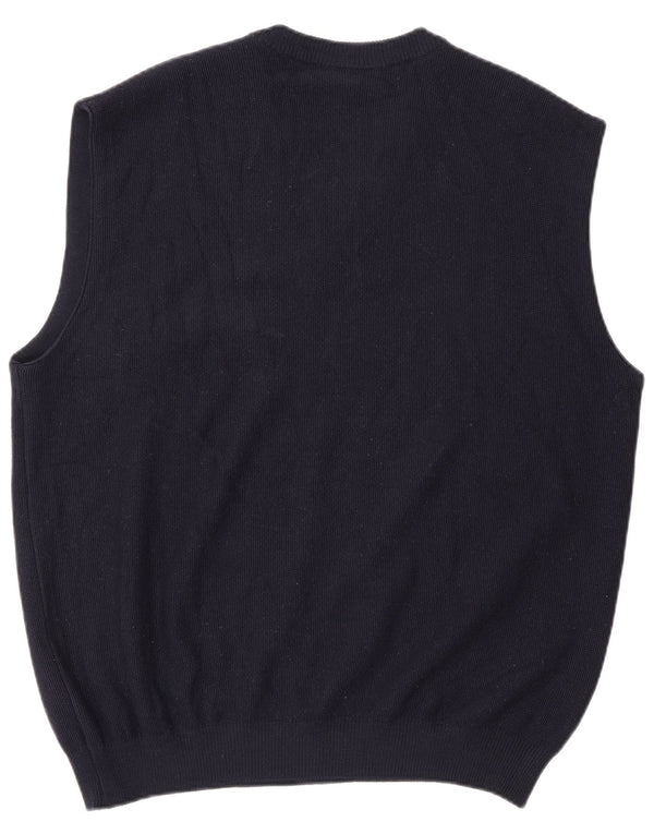 Navigare Herrevest Tank Top 2XL Marineblå Uld