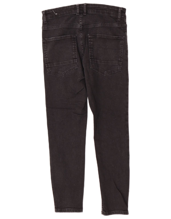 Zara Herre Skinny Jeans EU 40 Medium W31 L26 Sort Bomuld