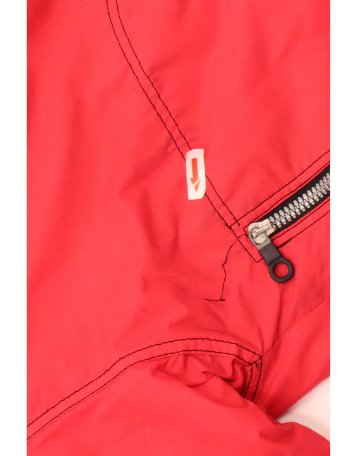 Capt. Cook Herre grafisk skijakke UK 40 Large Red Colourblock Polyamid
