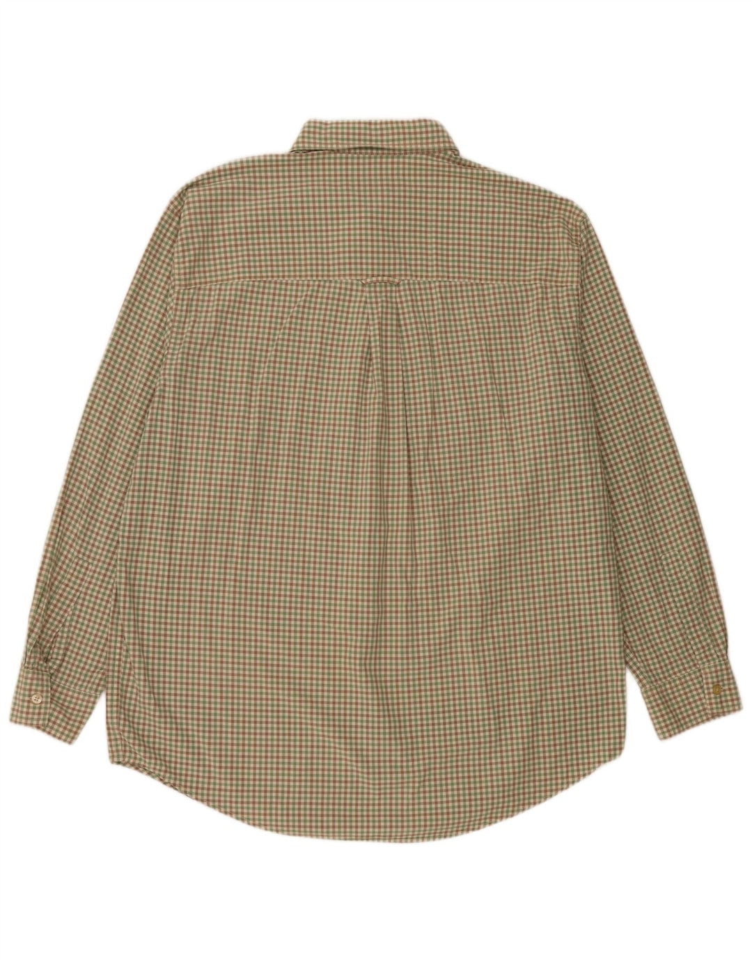Chaps Herreskjorte Stor Grøn Gingham Bomuld