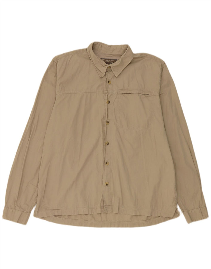 Mountain Warehouse Herreskjorte XL Beige Bomuld