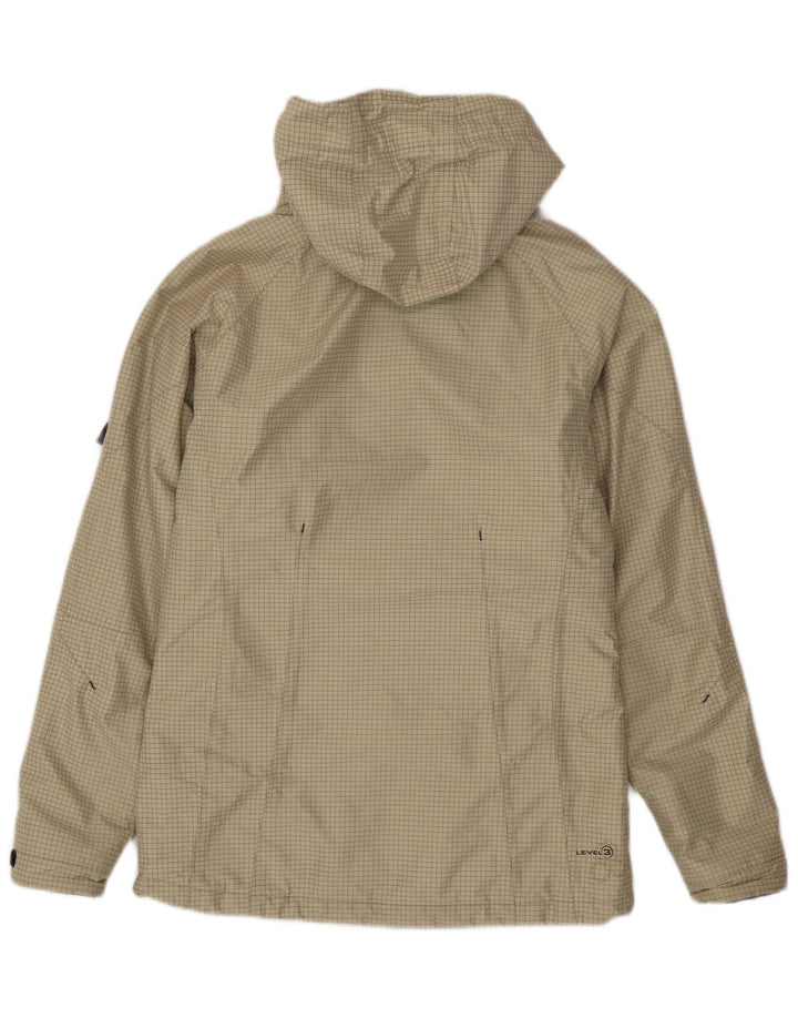Killtec piger vindjakke 15-16 år beige ternet polyester
