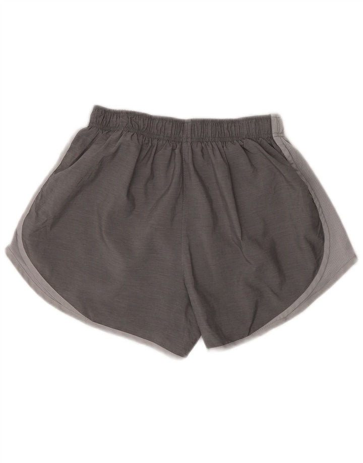 Nike sportsshorts til kvinder UK 12 Medium Grey Colourblock Polyester