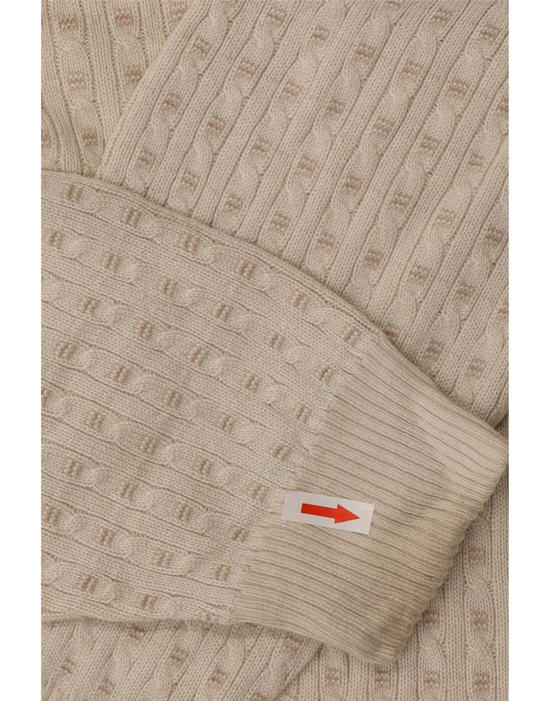 Marks & Spencer Herre sweater med rund hals, Medium Off White Akryl