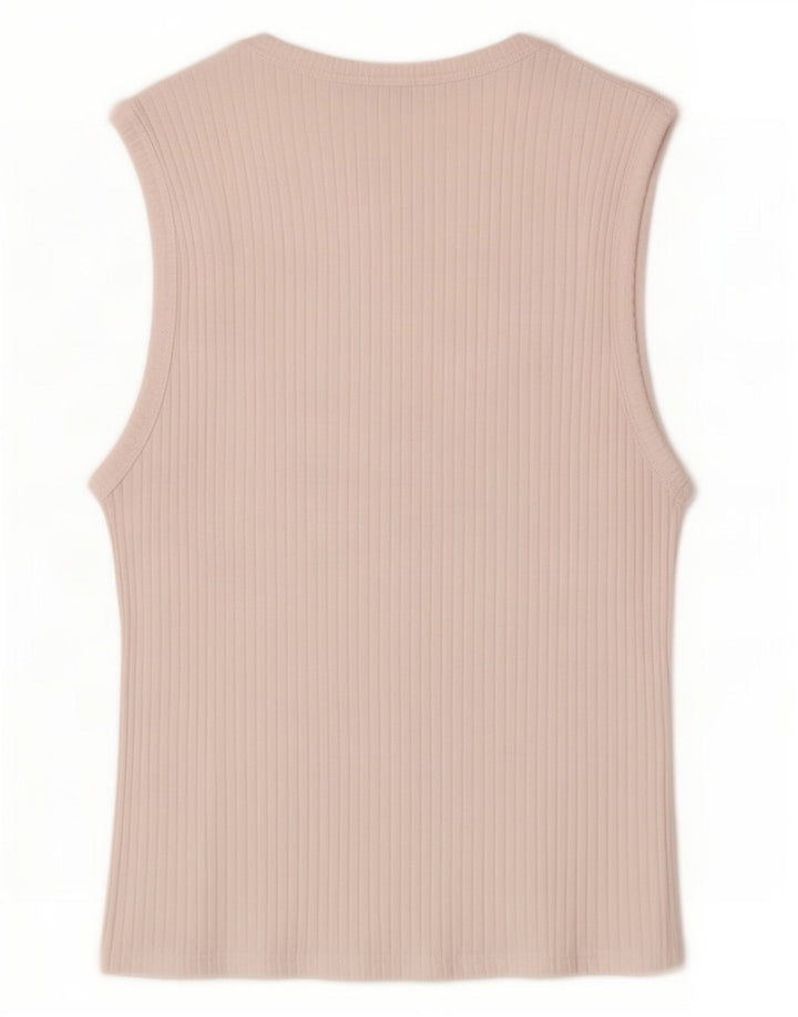 Zara Damevest Top UK 12 Medium Off White