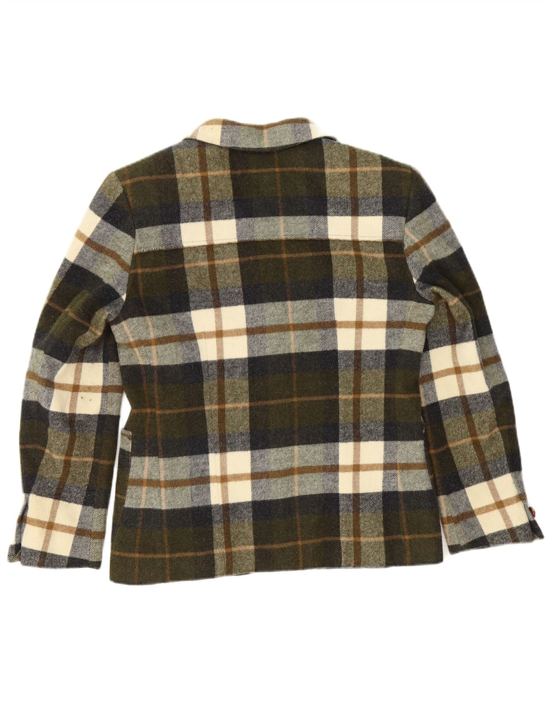 MOTIVI Dame 2-knaps blazerjakke UK 12 Medium Khaki Check