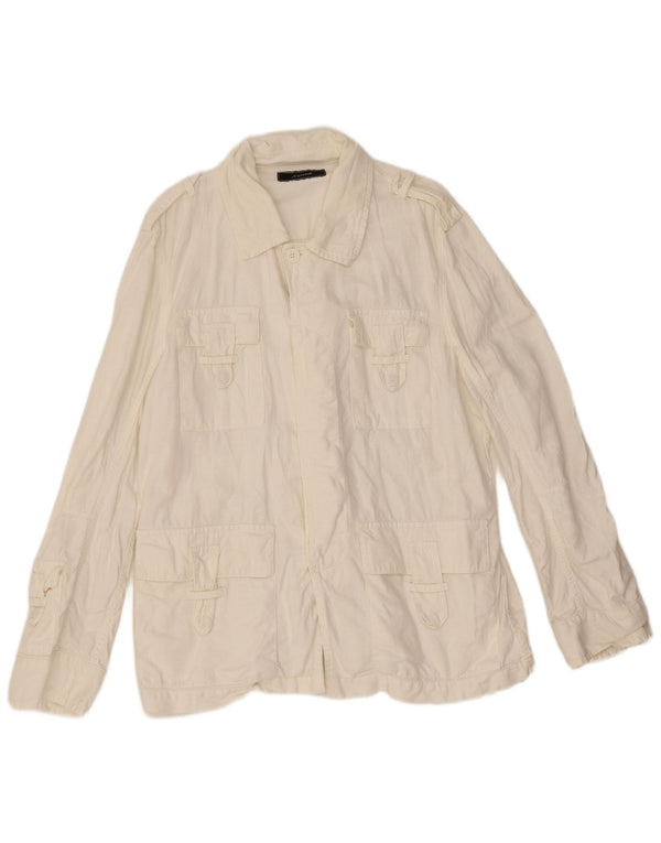 Ferre Herre Military Shirt Medium White