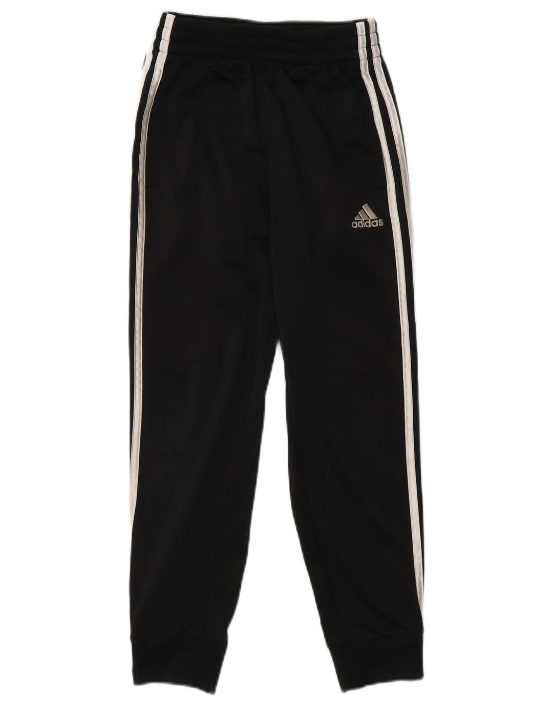 Adidas Drenge Træningsdragt Bukser Joggers 7-8 År Lille Sort Polyester