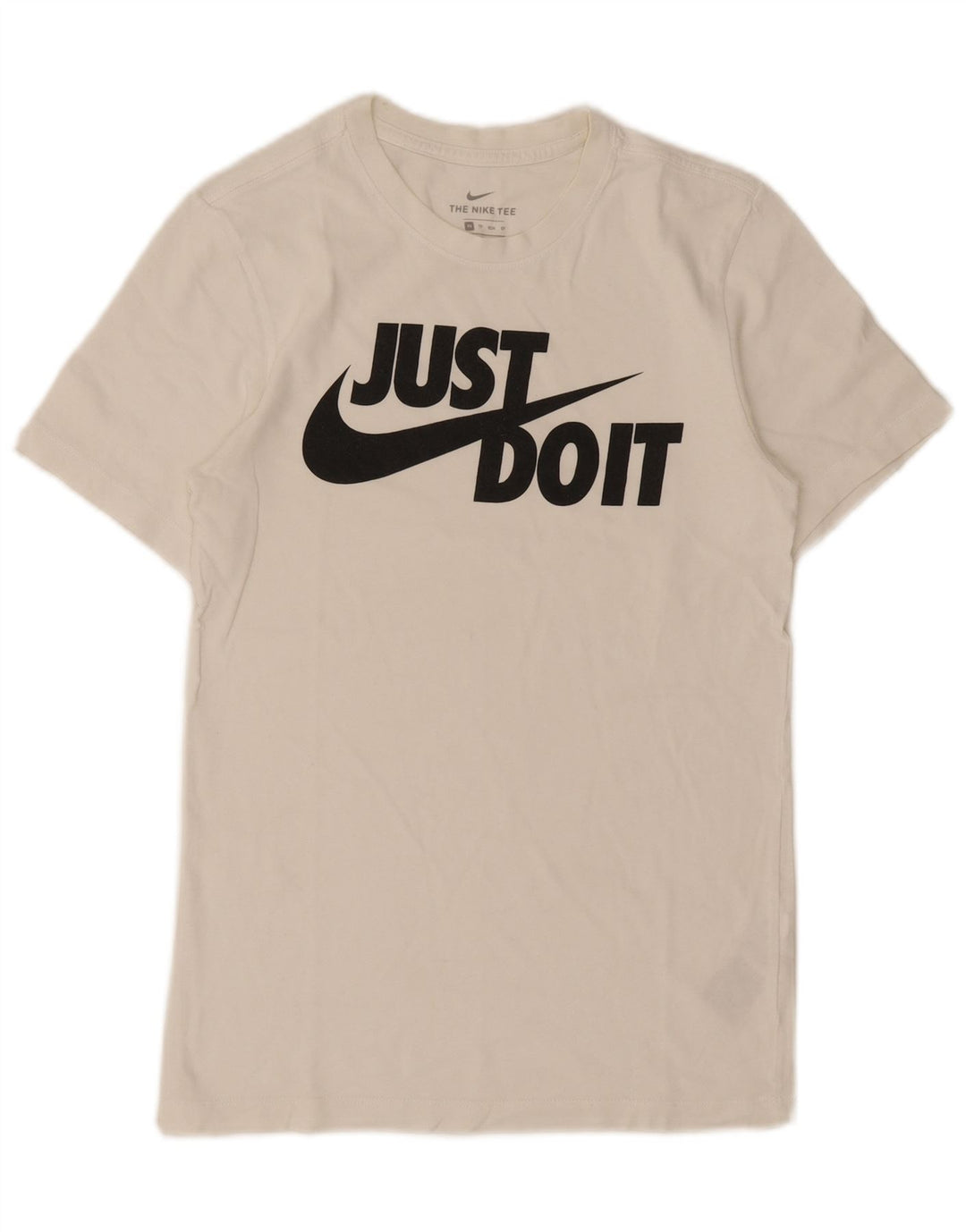 Nike grafisk T-shirt top XS til mænd, hvid bomuld
