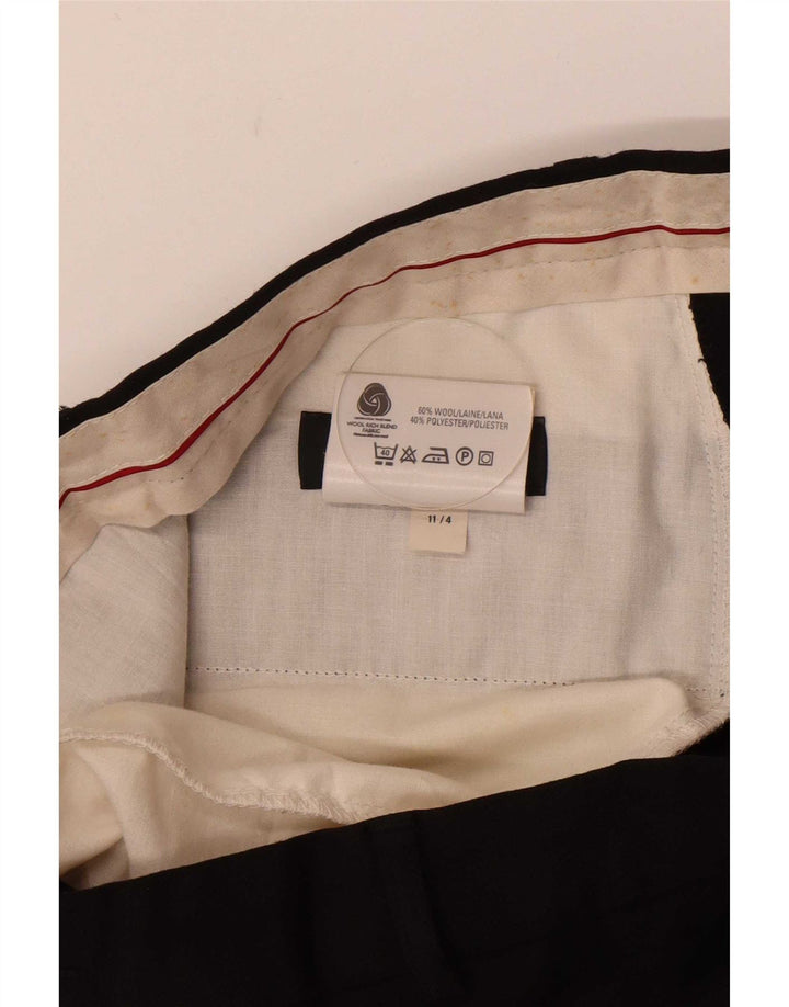 Marks & Spencer Herre St. Michael Straight Suit Bukser W32 L28 Sort Uld