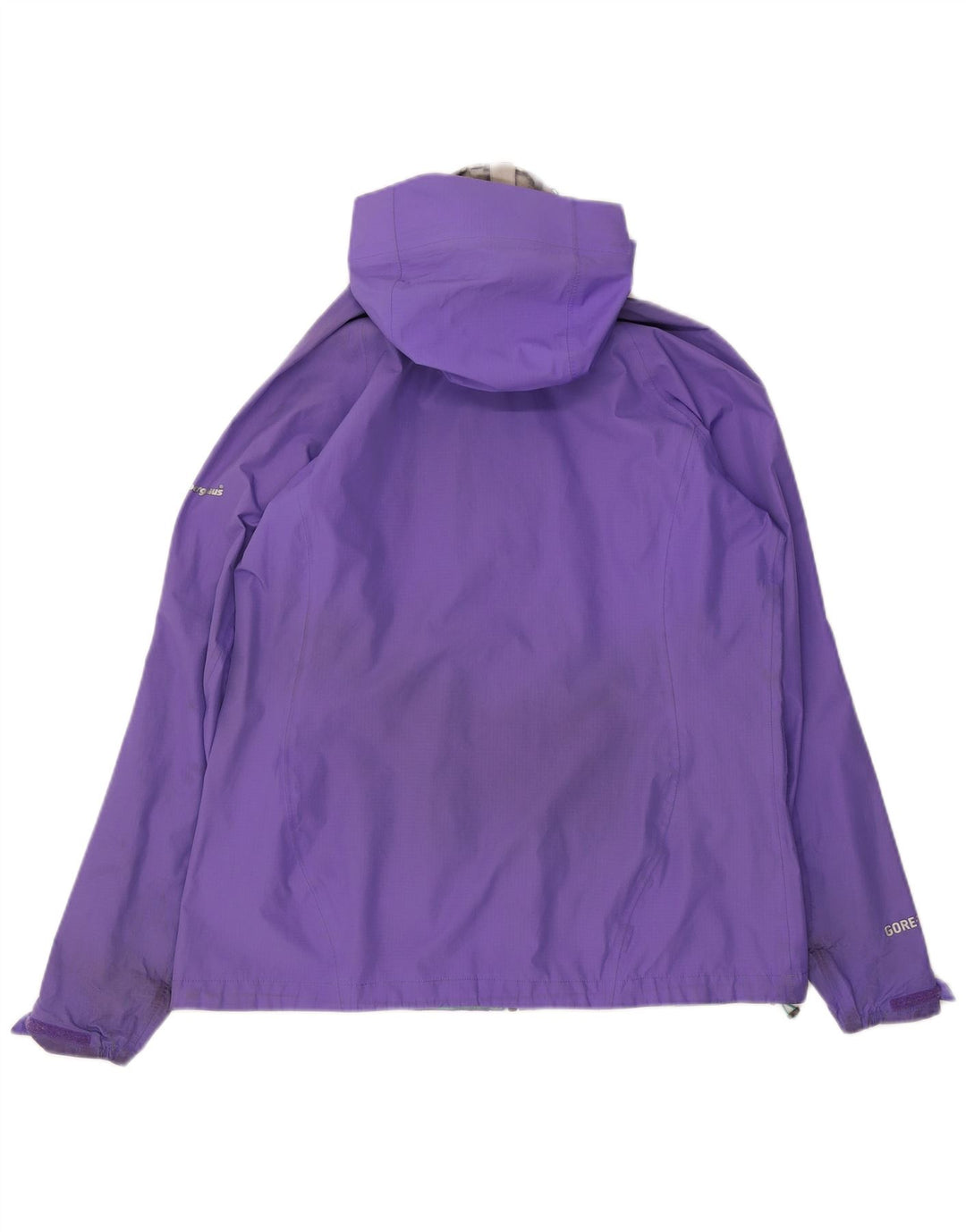 Berghaus Gore-Tex regnjakke med hætte til kvinder UK 16 Stor lilla polyamid
