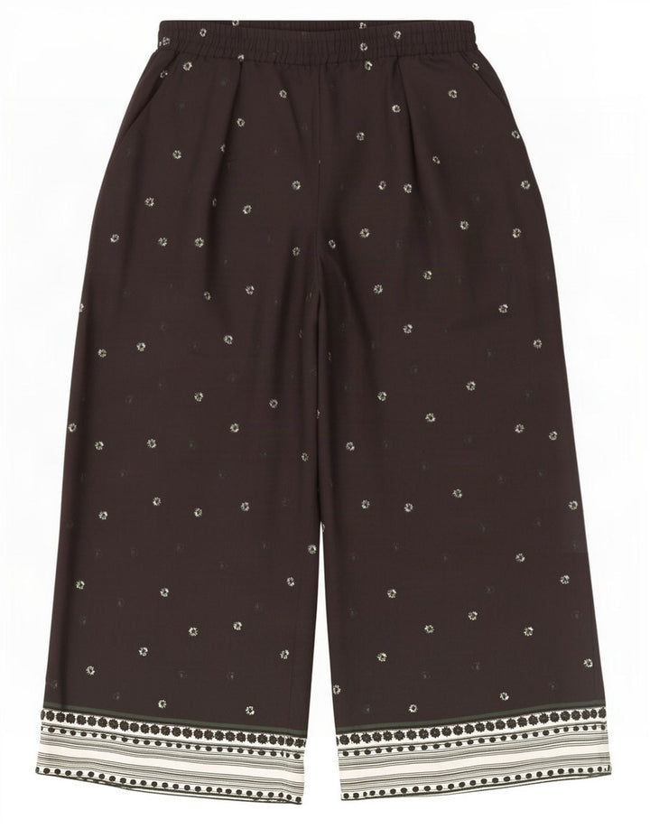 Marks & Spencer Womens Cropped Trousers UK 12 Medium W30 L25 Black