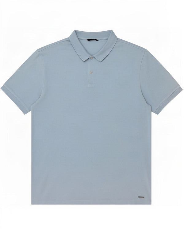 Massimo Dutti Herre Polo Shirt XL Blå Bomuld