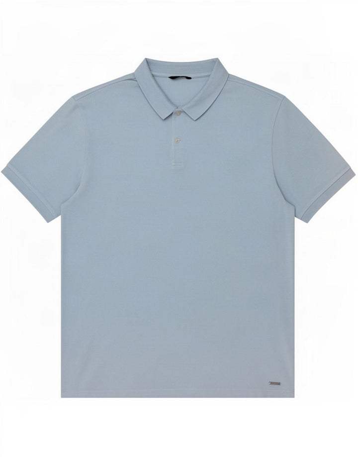 Massimo Dutti Herre Polo Shirt XL Blå Bomuld