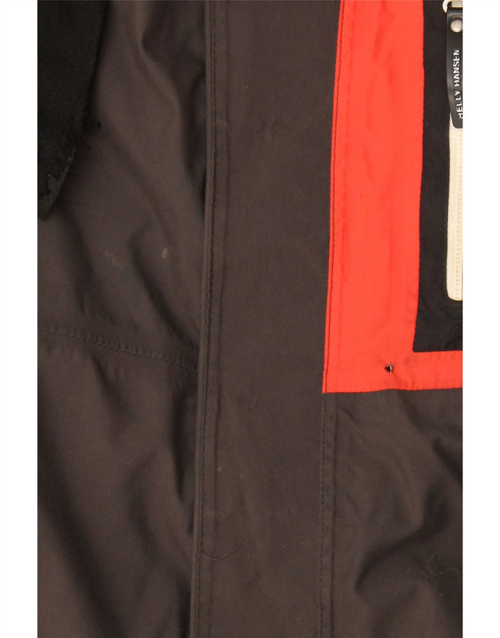 Helly Hansen Vindjakke med hætte til mænd UK 36 Small Grey Colourblock