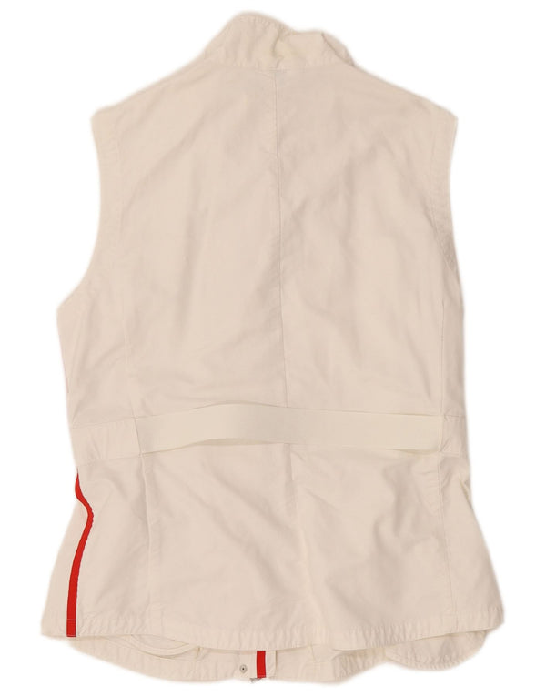 Escada Dame Gilet EU 42 Large White
