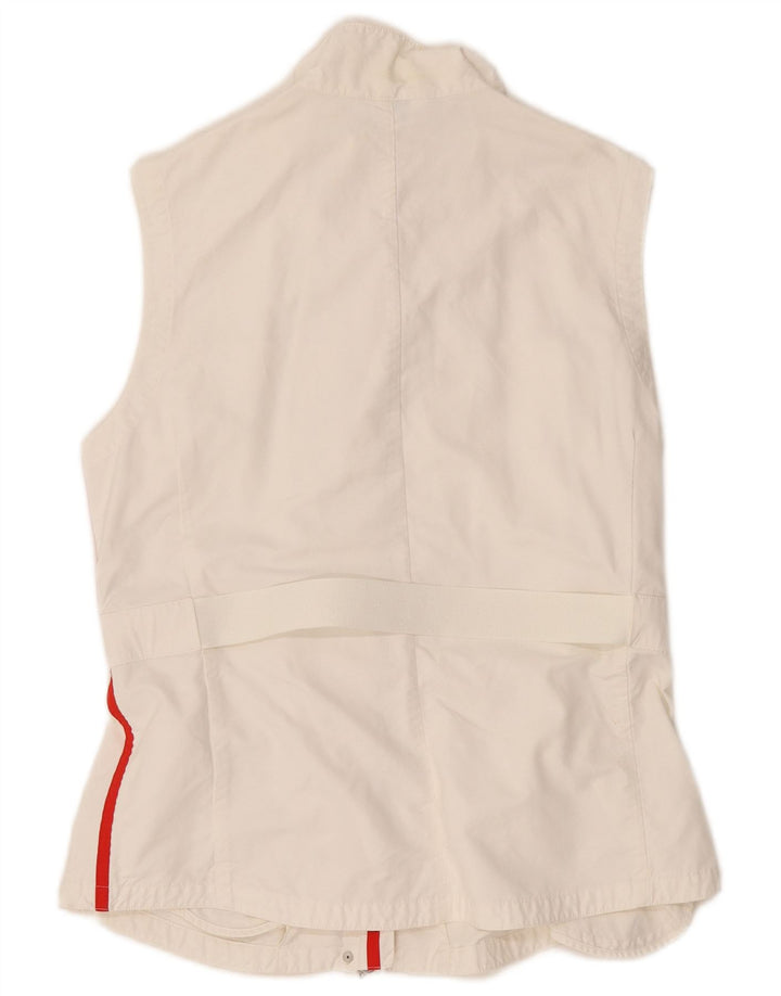 Escada Dame Gilet EU 42 Large White