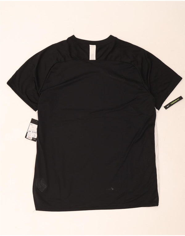 Nike Herre Dri Fit T-Shirt Top 2XL Sort Colourblock Polyester