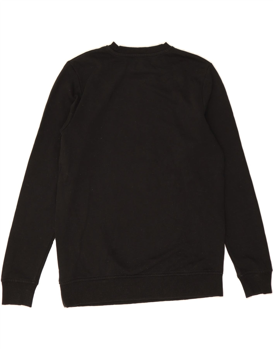 JACK & JONES Boys Graphic Sweatshirt Jumper 15-16 Years Black Cotton Vintage Jack & Jones and Second-Hand Jack & Jones from Messina Hembry 
