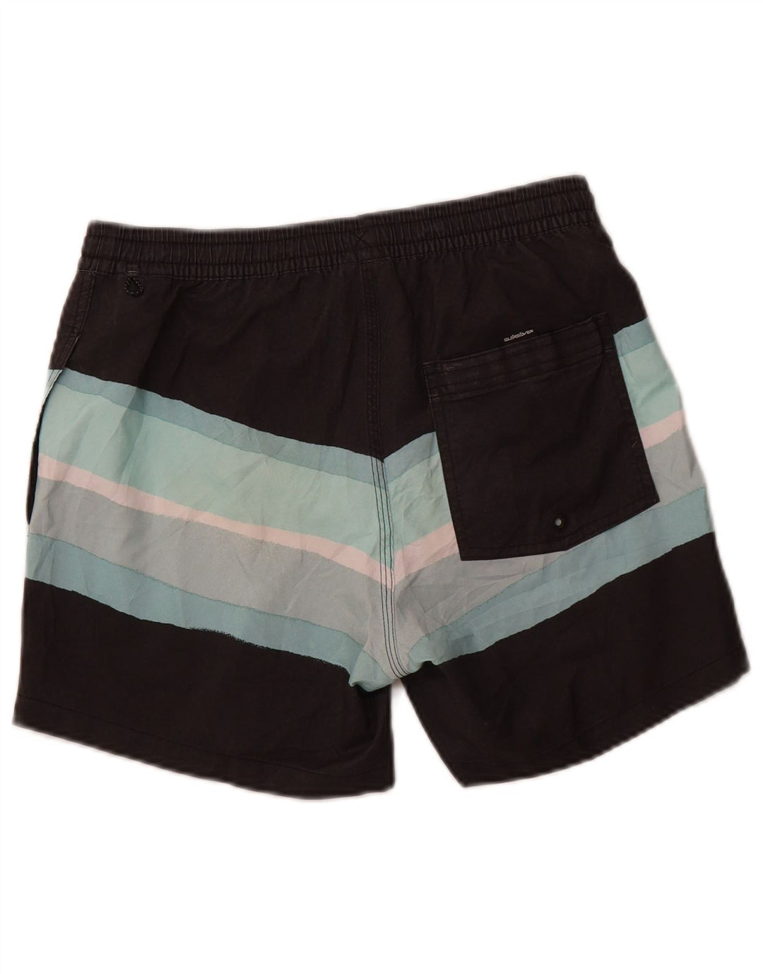 QUIKSILVER Badeshorts til mænd Small Grå Colourblock Polyester