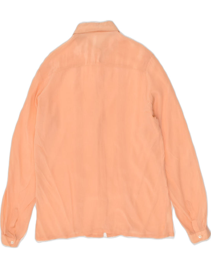 VINTAGE Womens Shirt IT 42 Medium Orange | Vintage Vintage | Thrift | Second-Hand Vintage | Used Clothing | Messina Hembry 