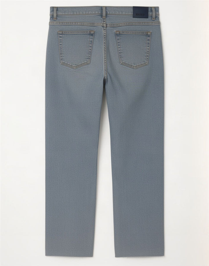 Marks & Spencer Straight jeans til mænd W38 L28 Blue Cotton