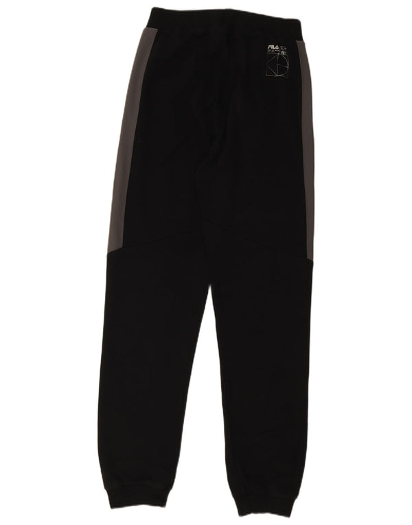 Fila Træningsdragt bukser til mænd Joggers Small Black Colourblock Bomuld