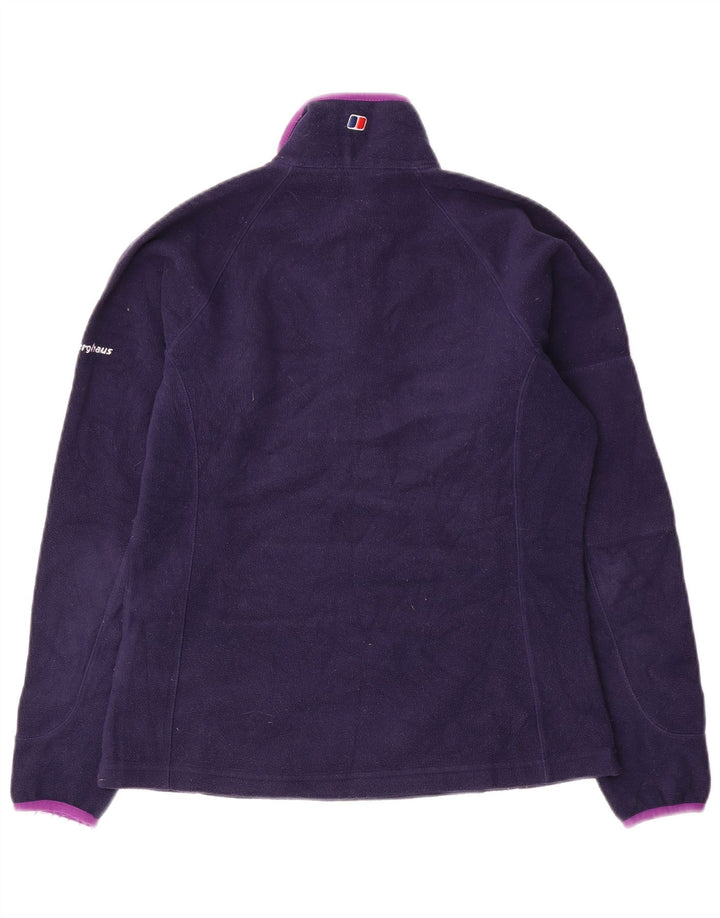 Berghaus Fleece Jumper med lynlås til kvinder UK 10 Lille lilla polyester