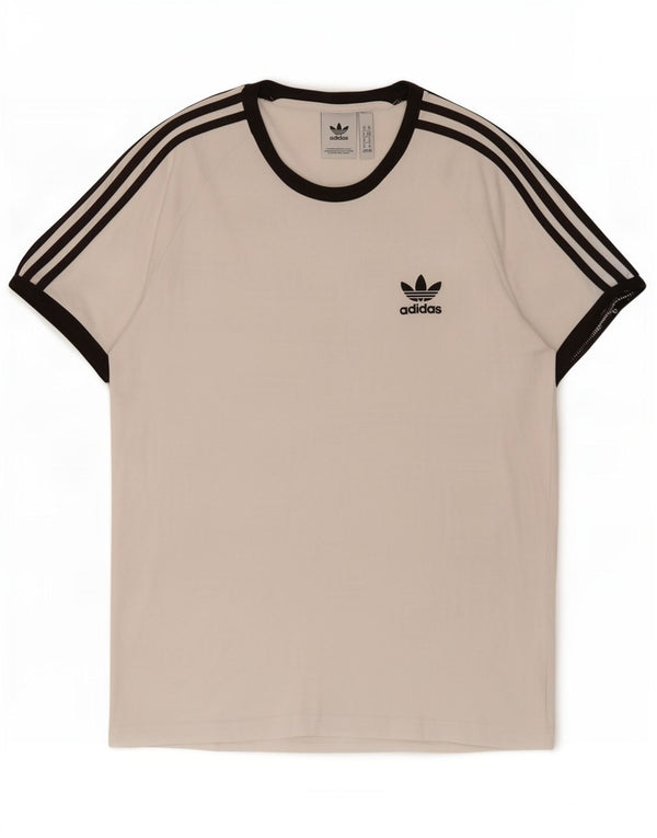 Adidas Herre T-Shirt Top Medium Hvid Bomuld
