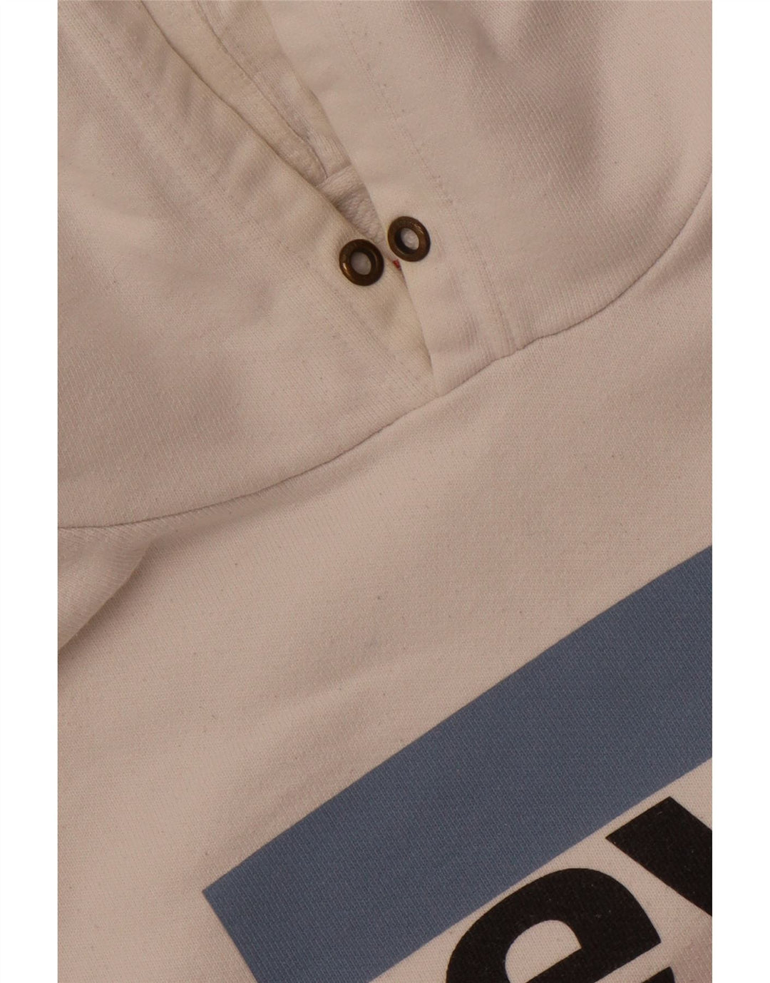 Levi's Grafisk hættetrøje til mænd, stor hvid bomuld