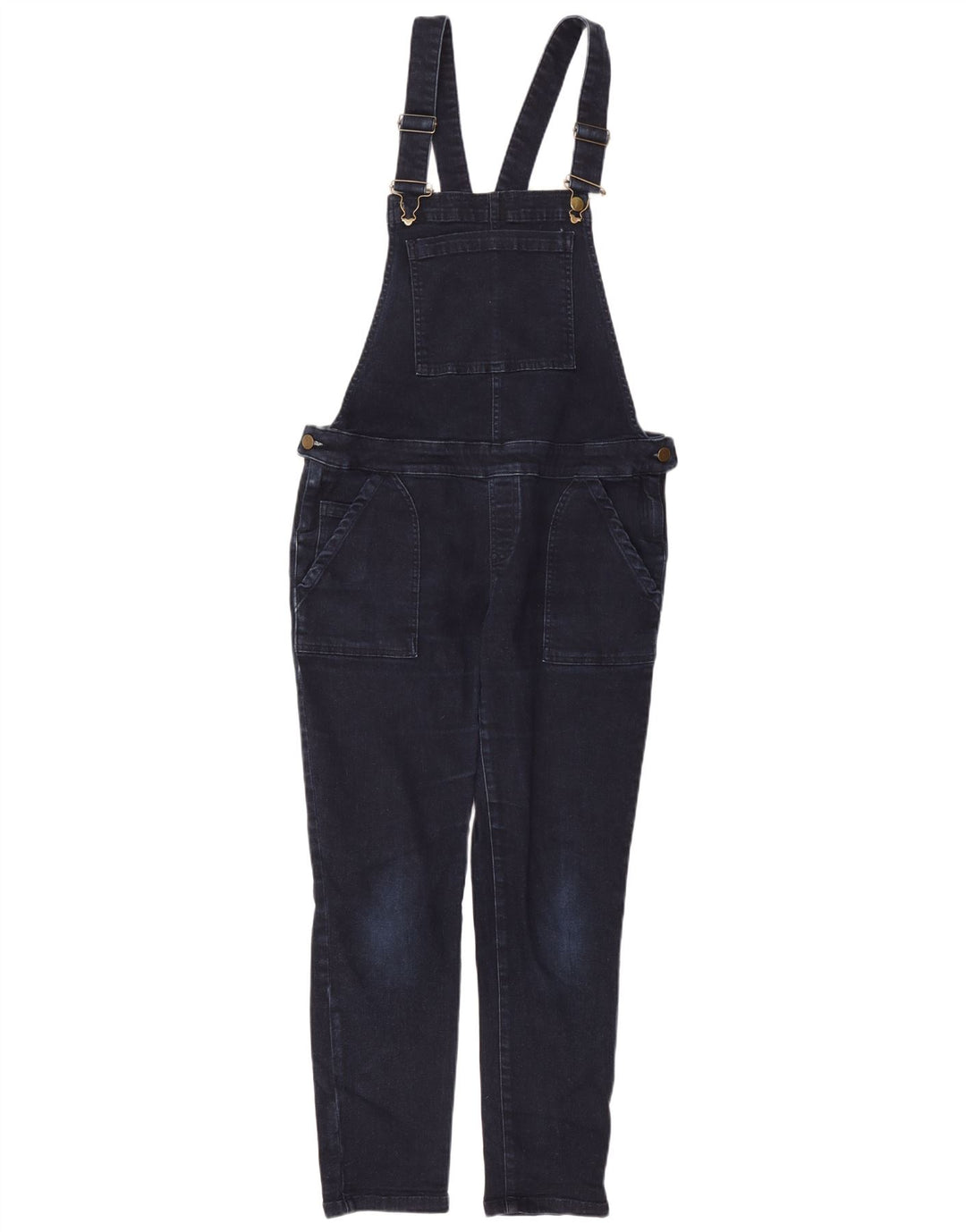 White Stuff Dame Dungarees Slim Jeans UK 12 Medium W34 L27 Navy Blue