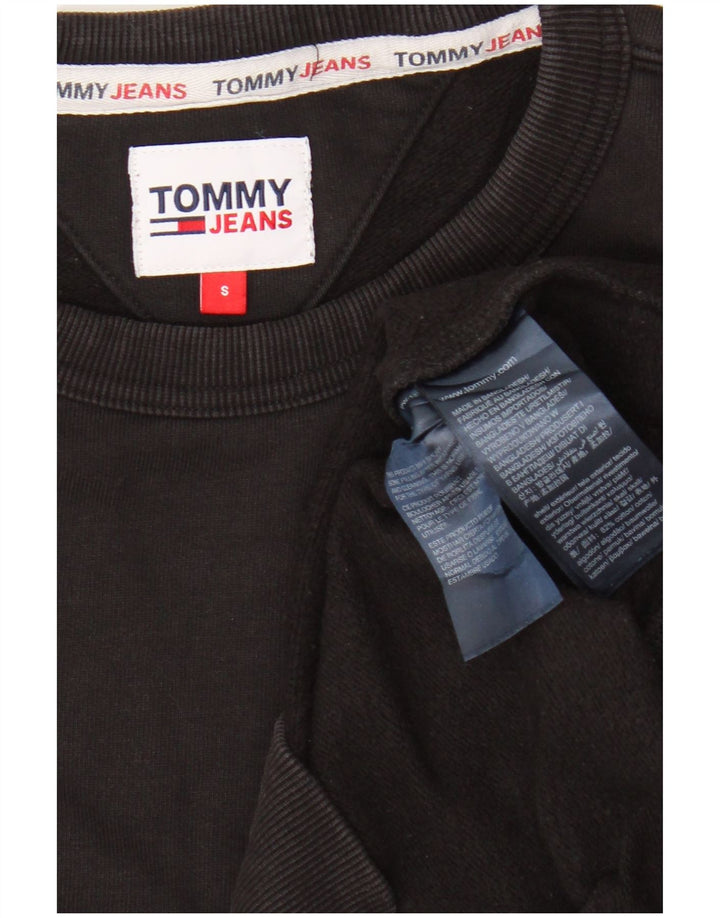 Tommy Hilfiger Herre Grafisk Sweatshirt Jumper Lille Sort Bomuld