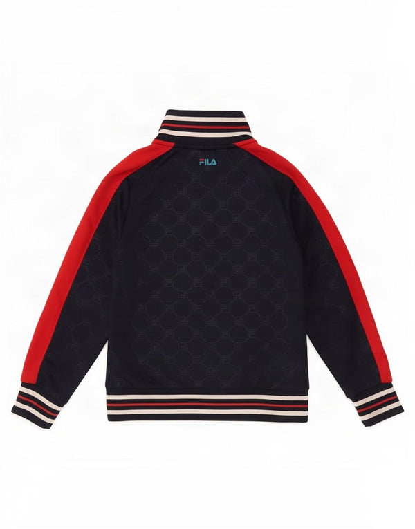 Fila Boys Grafisk træningsdragt Topjakke 9-10 år Navy Blue Sports