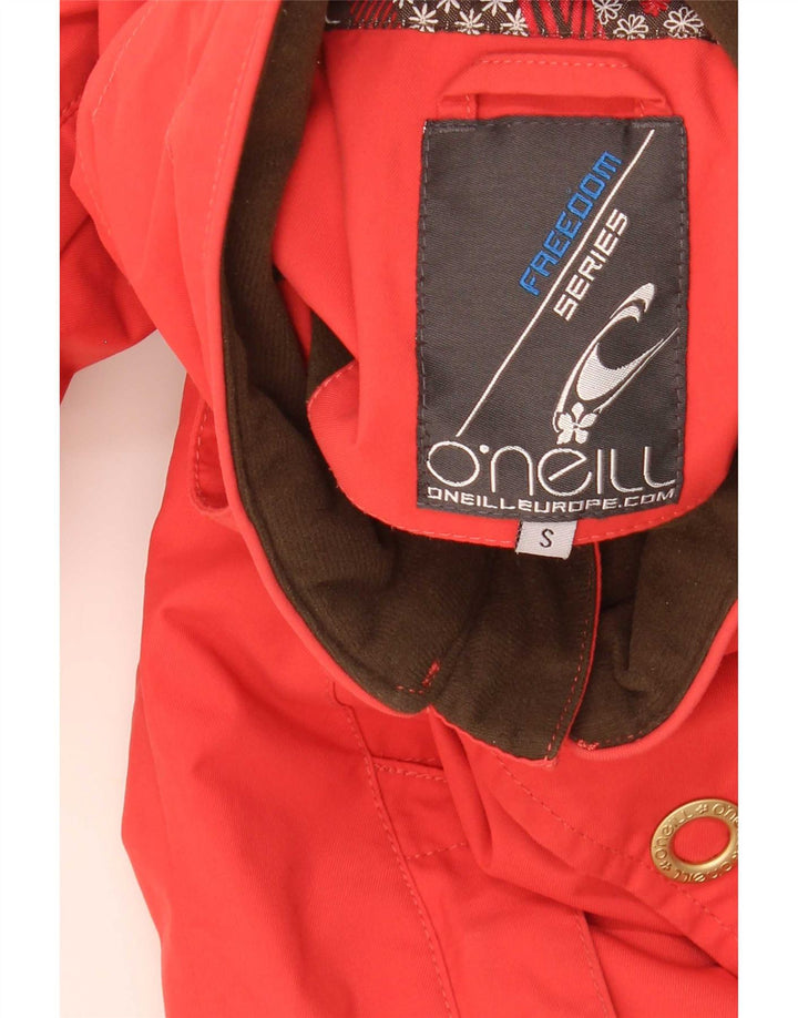 O'Neill Dame Windbreaker Jacket UK 10 Lille Rød Nylon