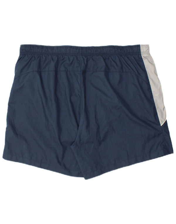 NIKE Sportshorts til mænd XL Marineblå Colourblock Polyester