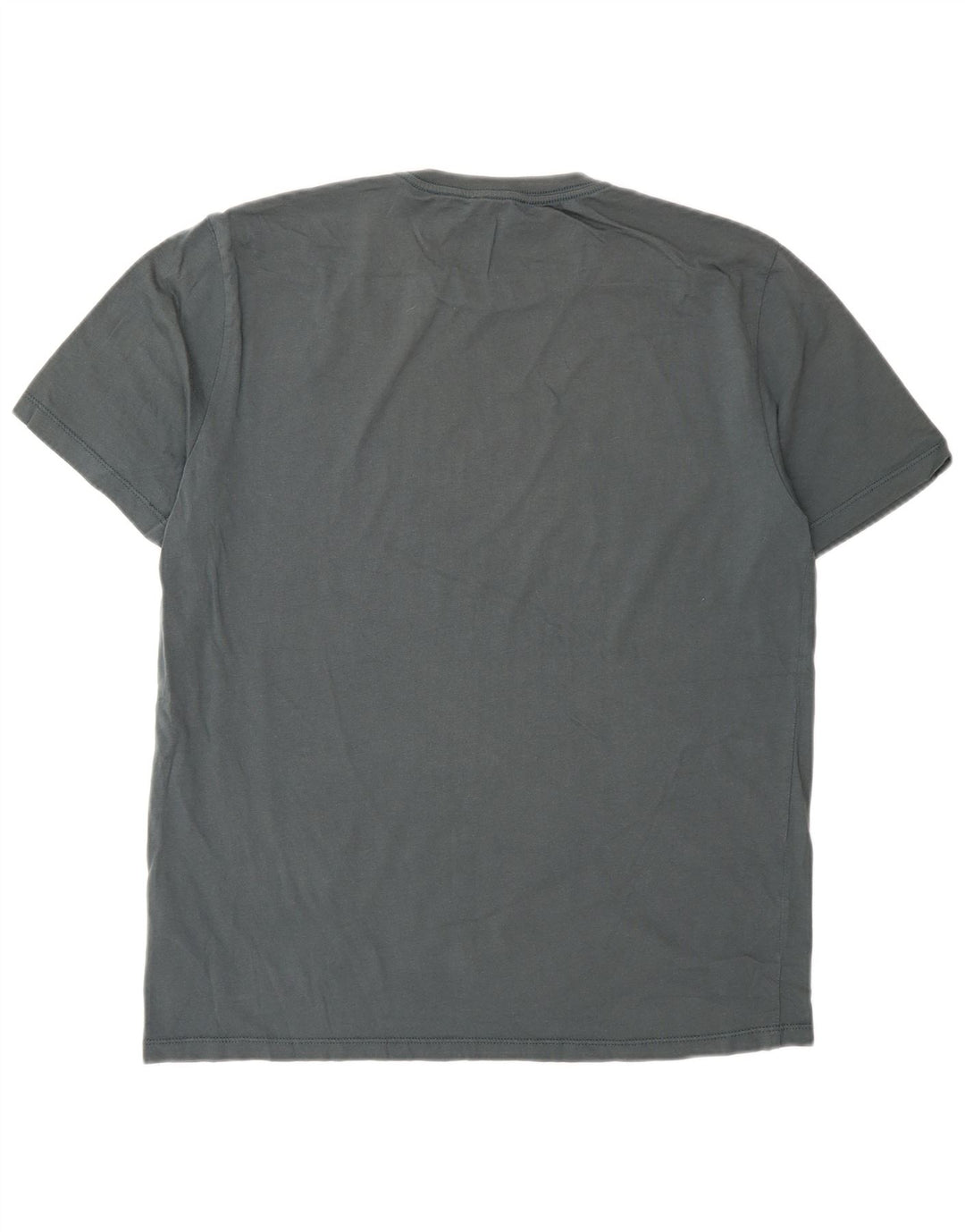 Reiss Herre T-Shirt Top Stor Blå Bomuld