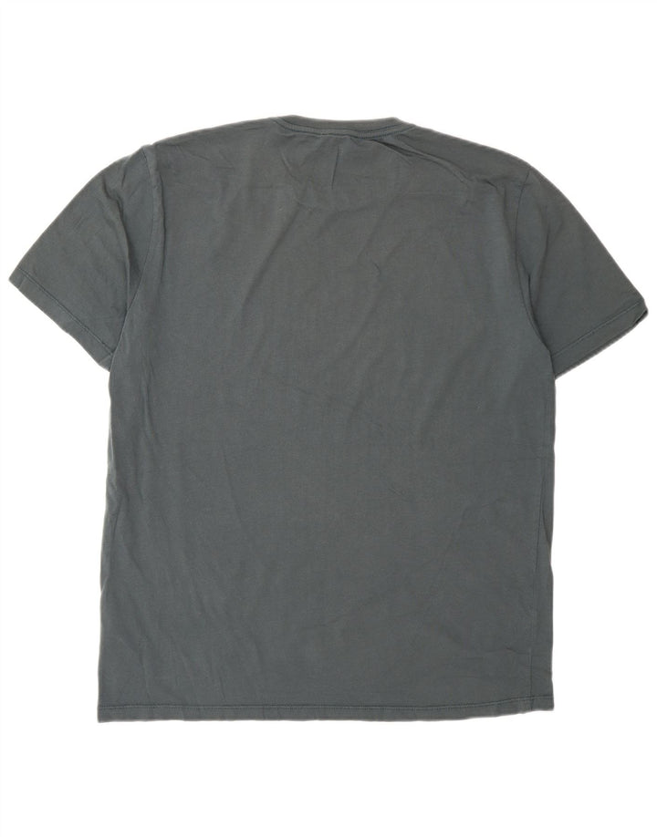 Reiss Herre T-Shirt Top Stor Blå Bomuld
