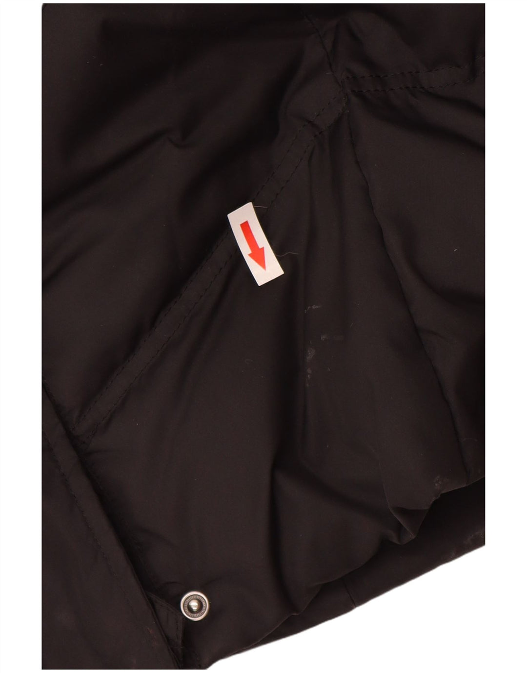 Esprit Dame Hætte Polstret Frakke UK 12 Medium Sort Polyester